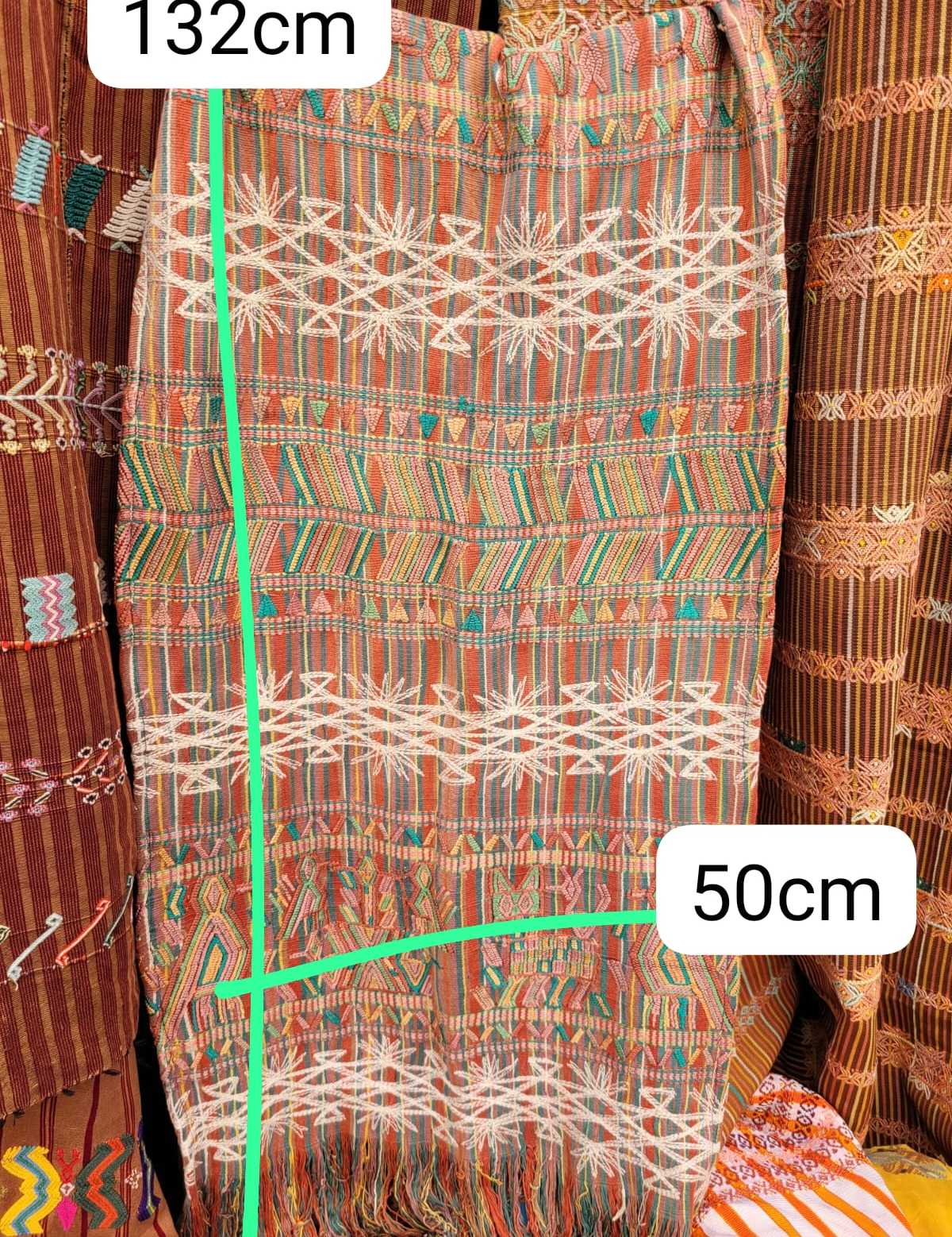 Pastel Nebaj tzute #2-68