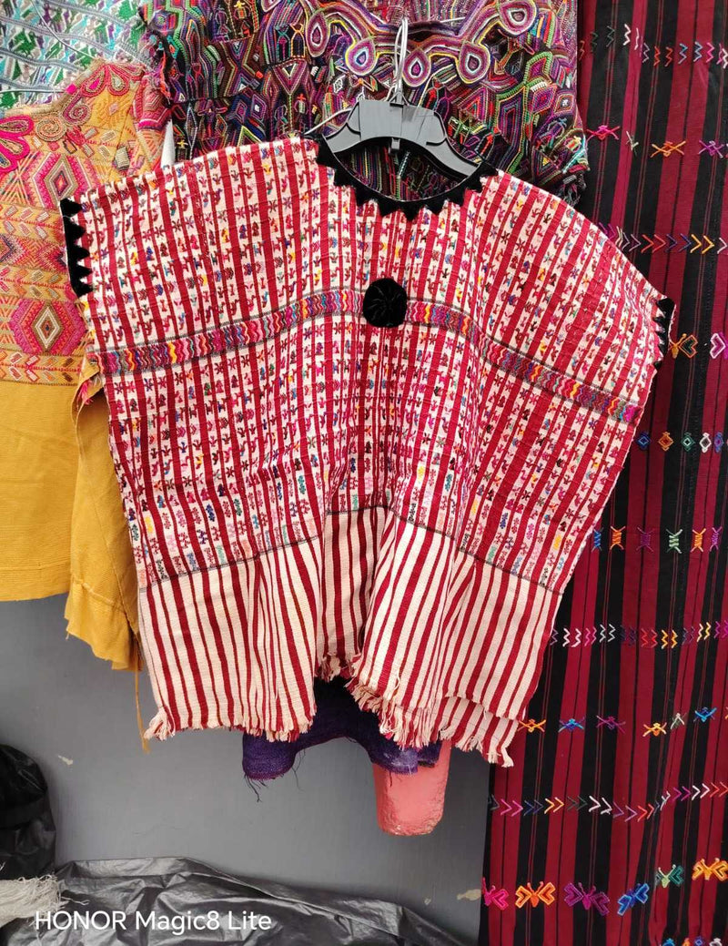 Candy striped San Lucas huipil #4-230