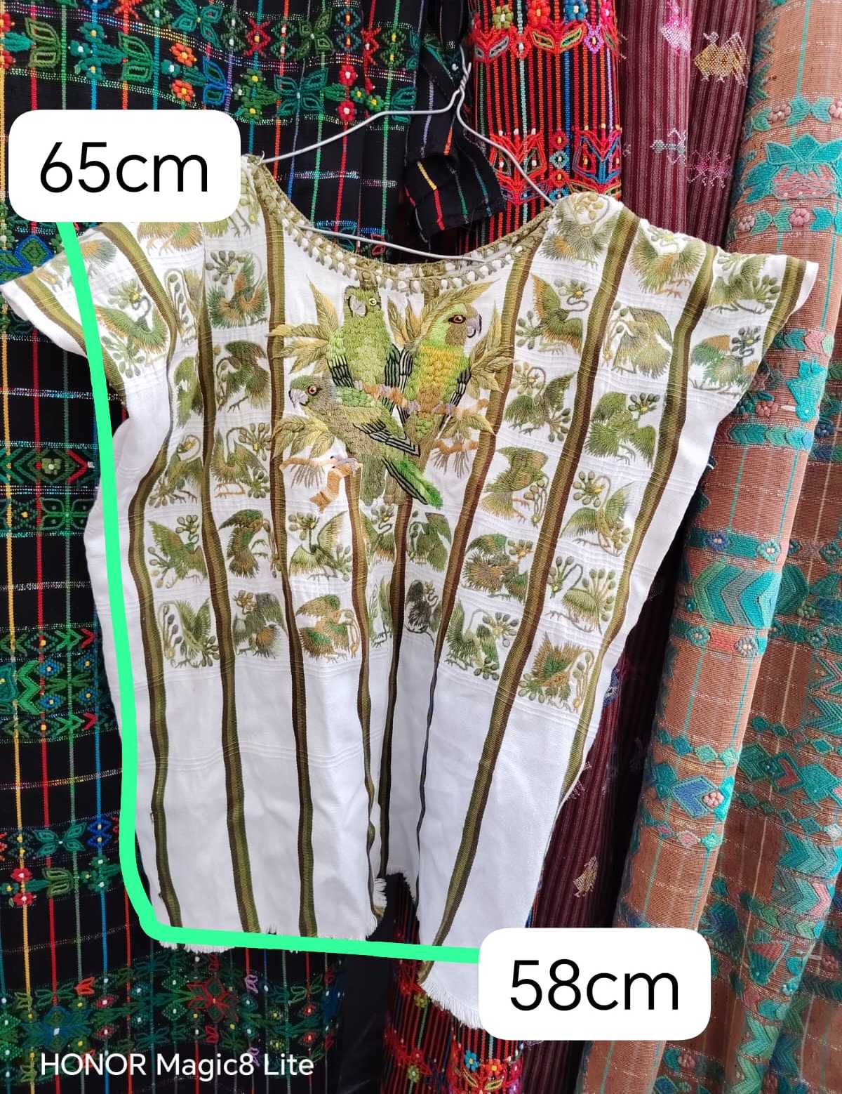 Pale green Santiago huipil #6-39