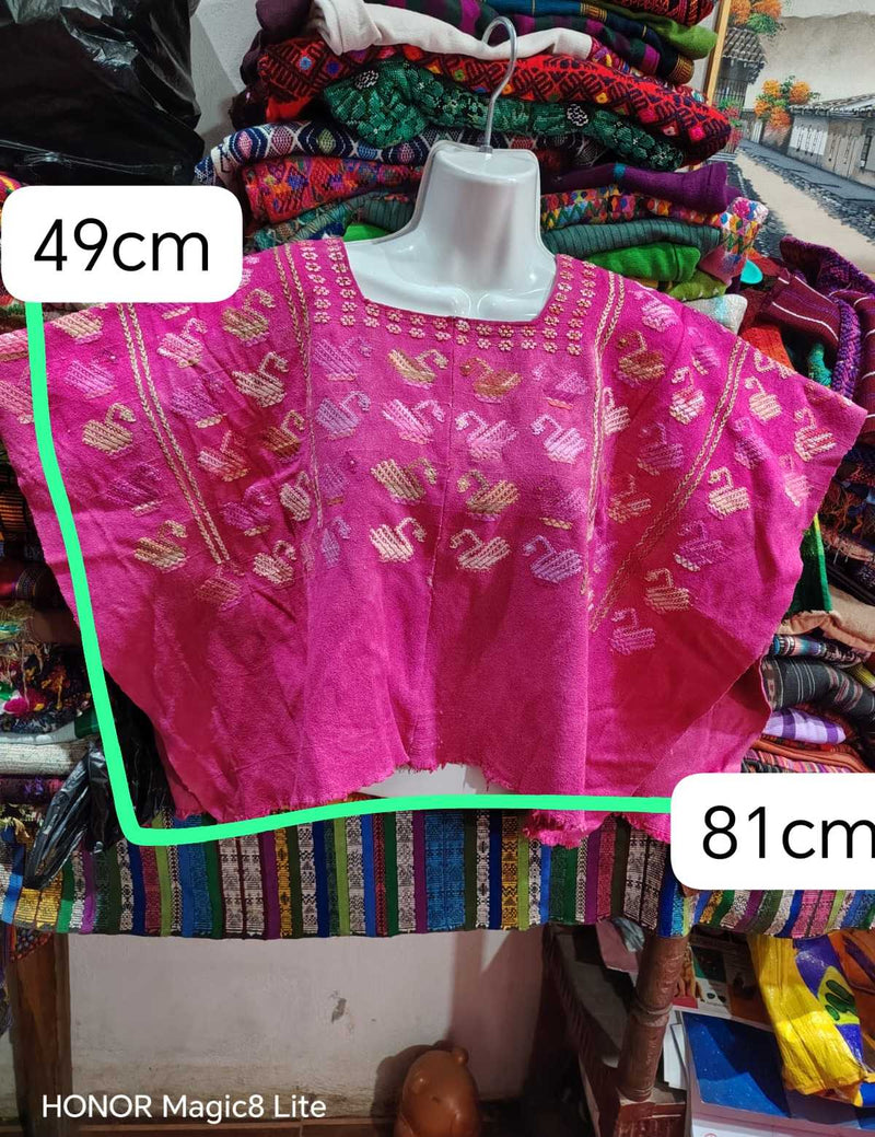 Hot Pink San Lucas Toliman Huipil #6-193