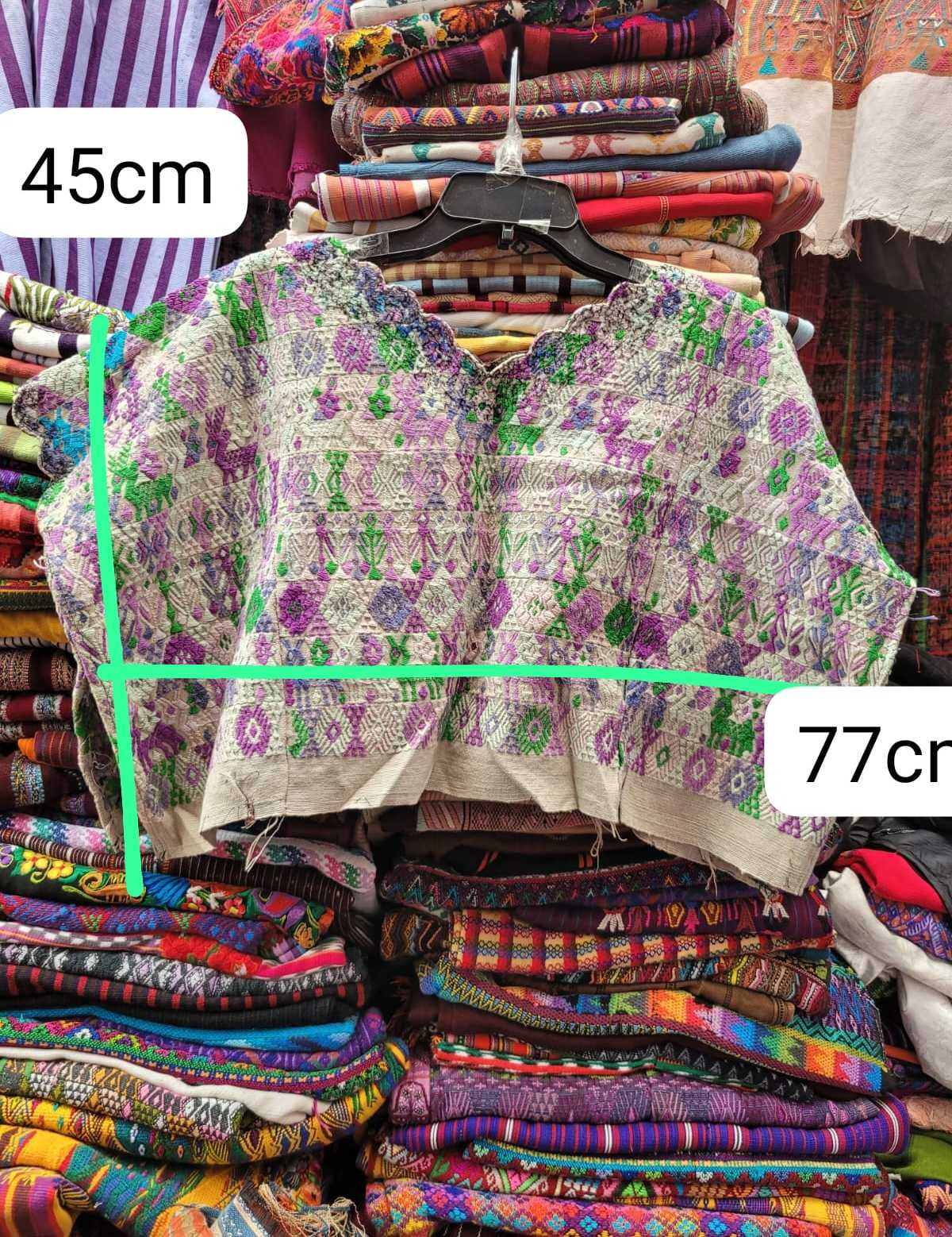 Lilac Coban huipil #3-43