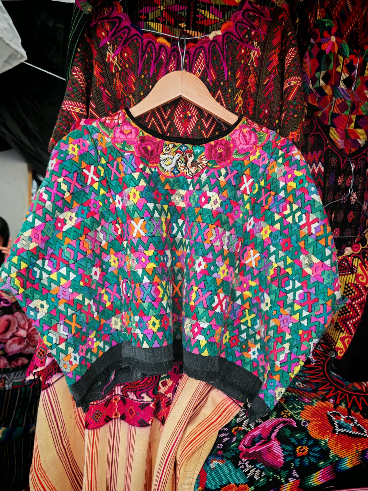 Colorful Tactic huipil for Sarah