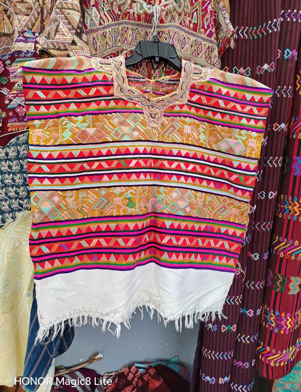 Red and gold Nebaj huipil #5-315
