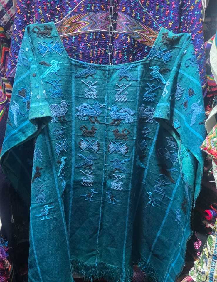 Blue San Lucas Toliman huipil #2-57