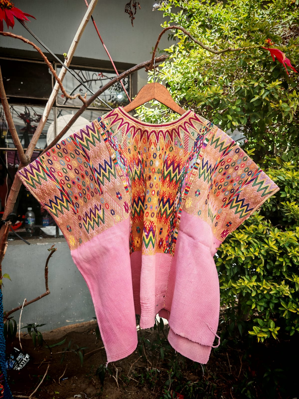 2 pink Chichi huipiles for Anne