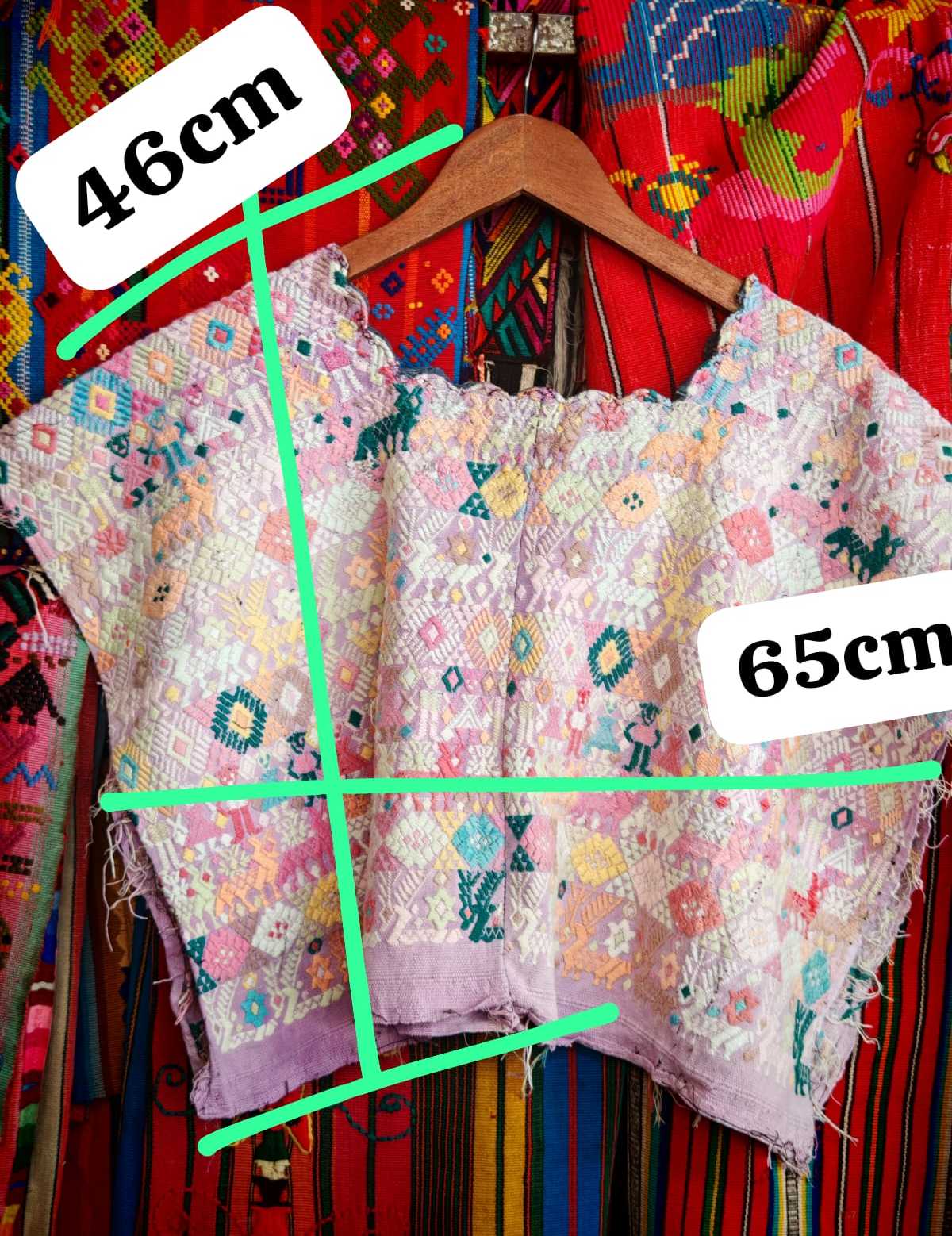 Lilac Coban Huipil #6-291