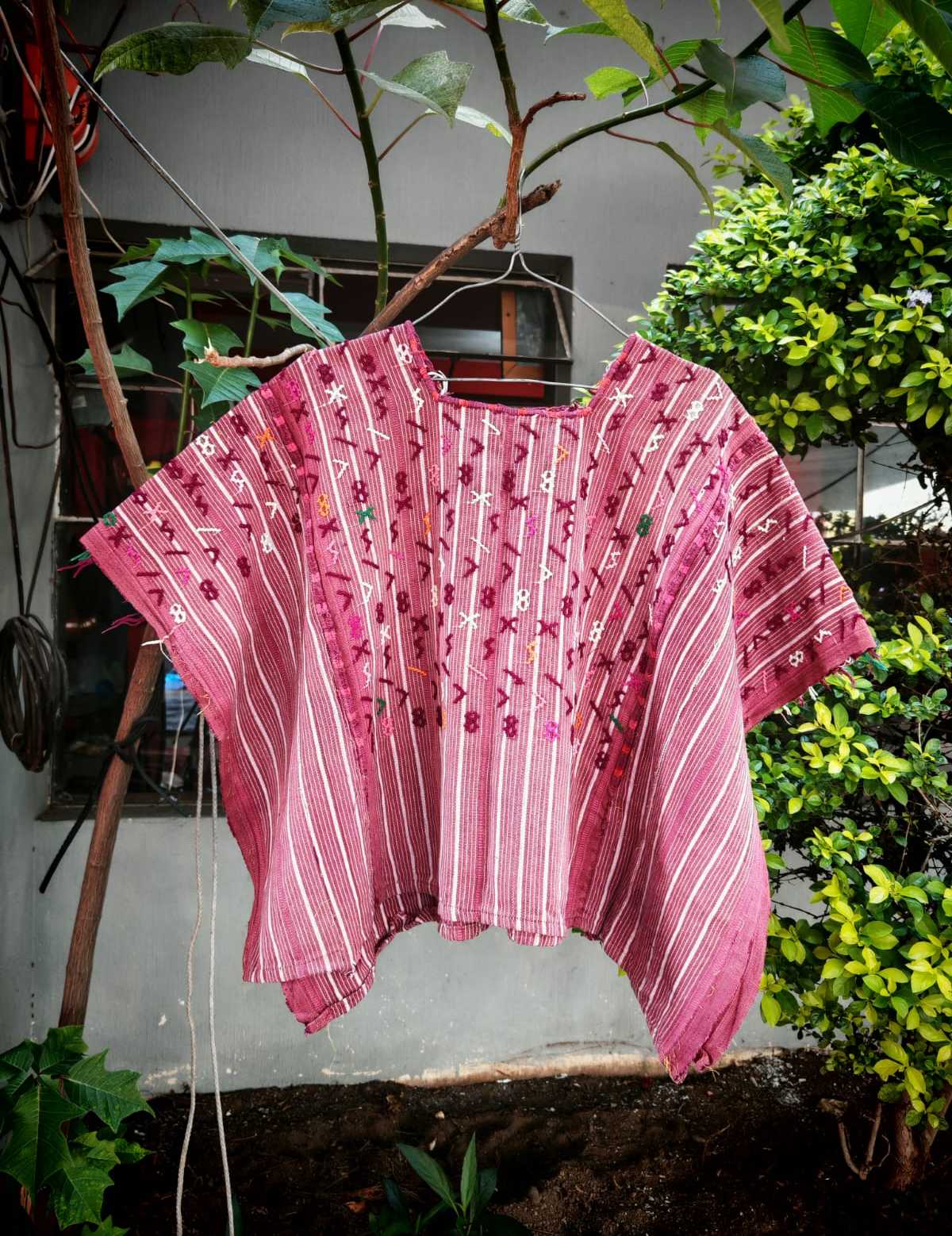 (Reserved for Myriam) Berry Colotenango Huipil #6-252