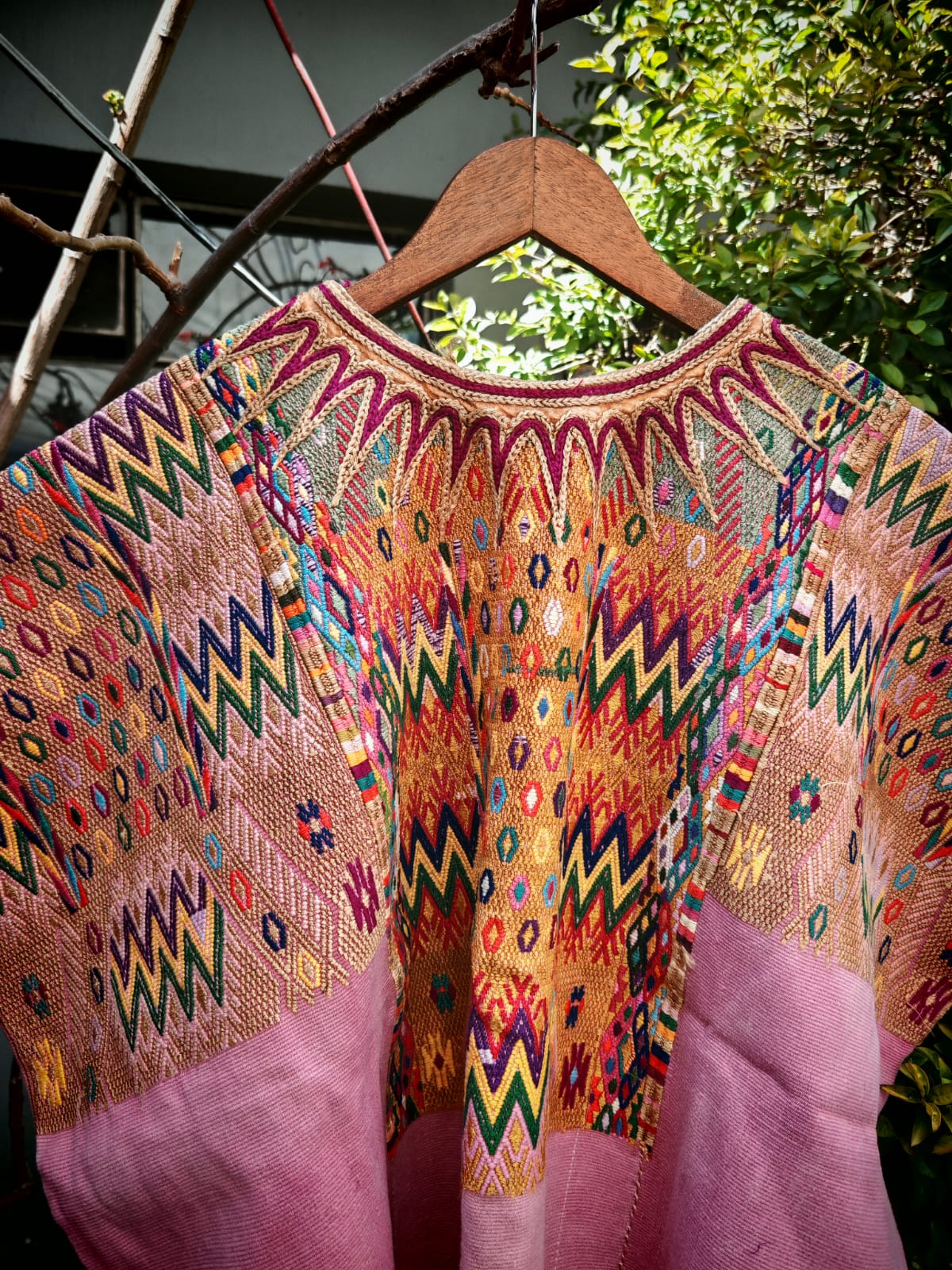 2 pink Chichi huipiles for Anne