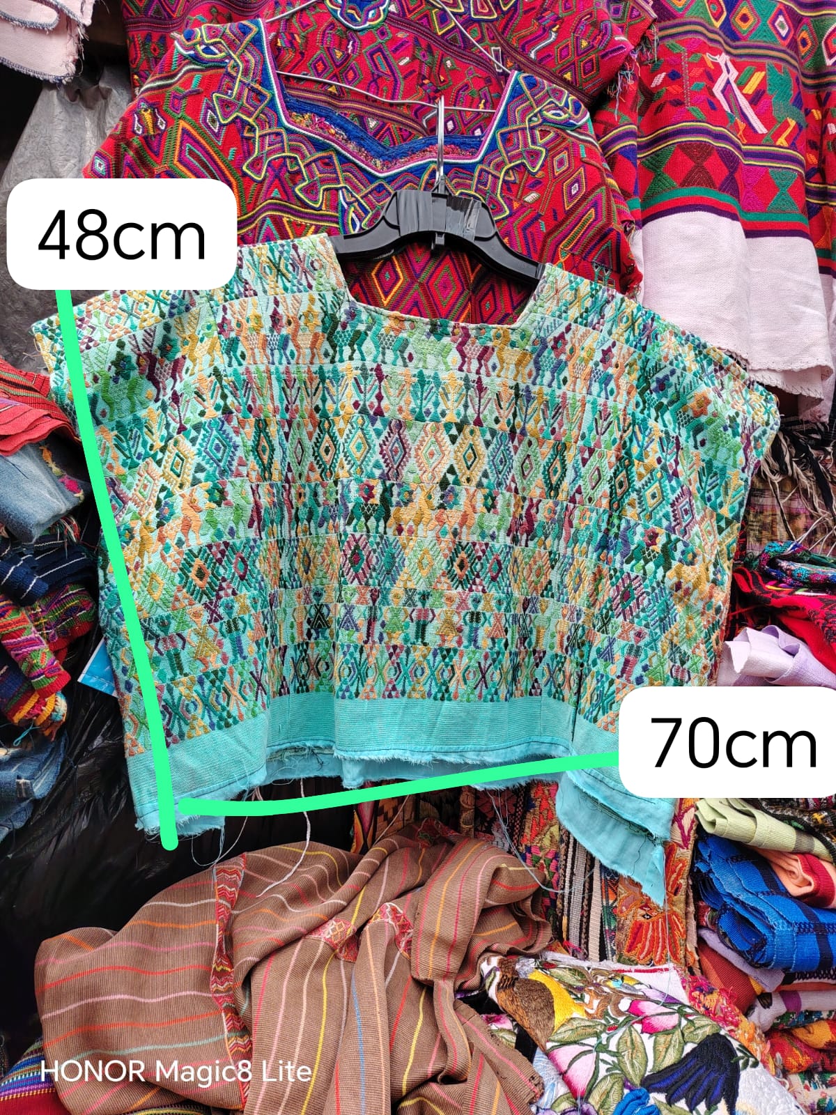 Turquoise Coban huipil (Reserved for April)