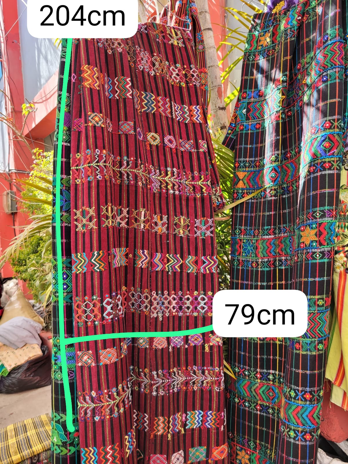 Burgundy Colotenango corte for Sarah