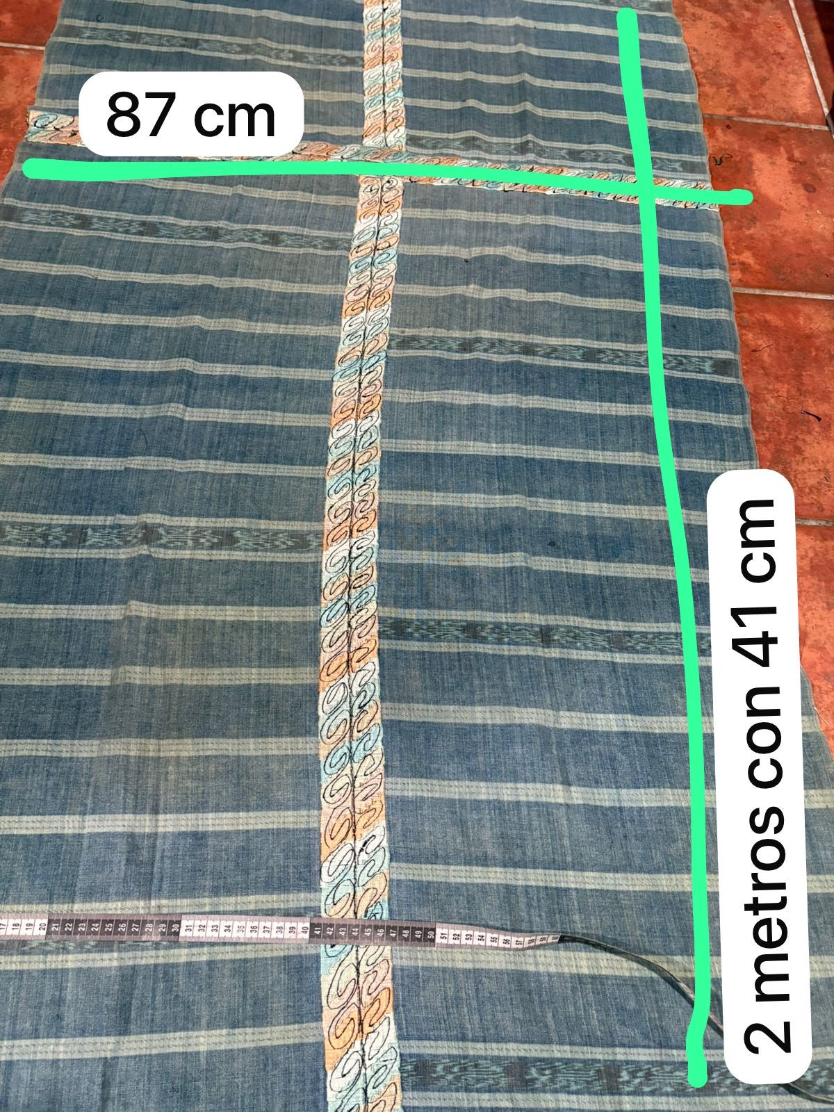 2 cortes índigo para Emmanuella