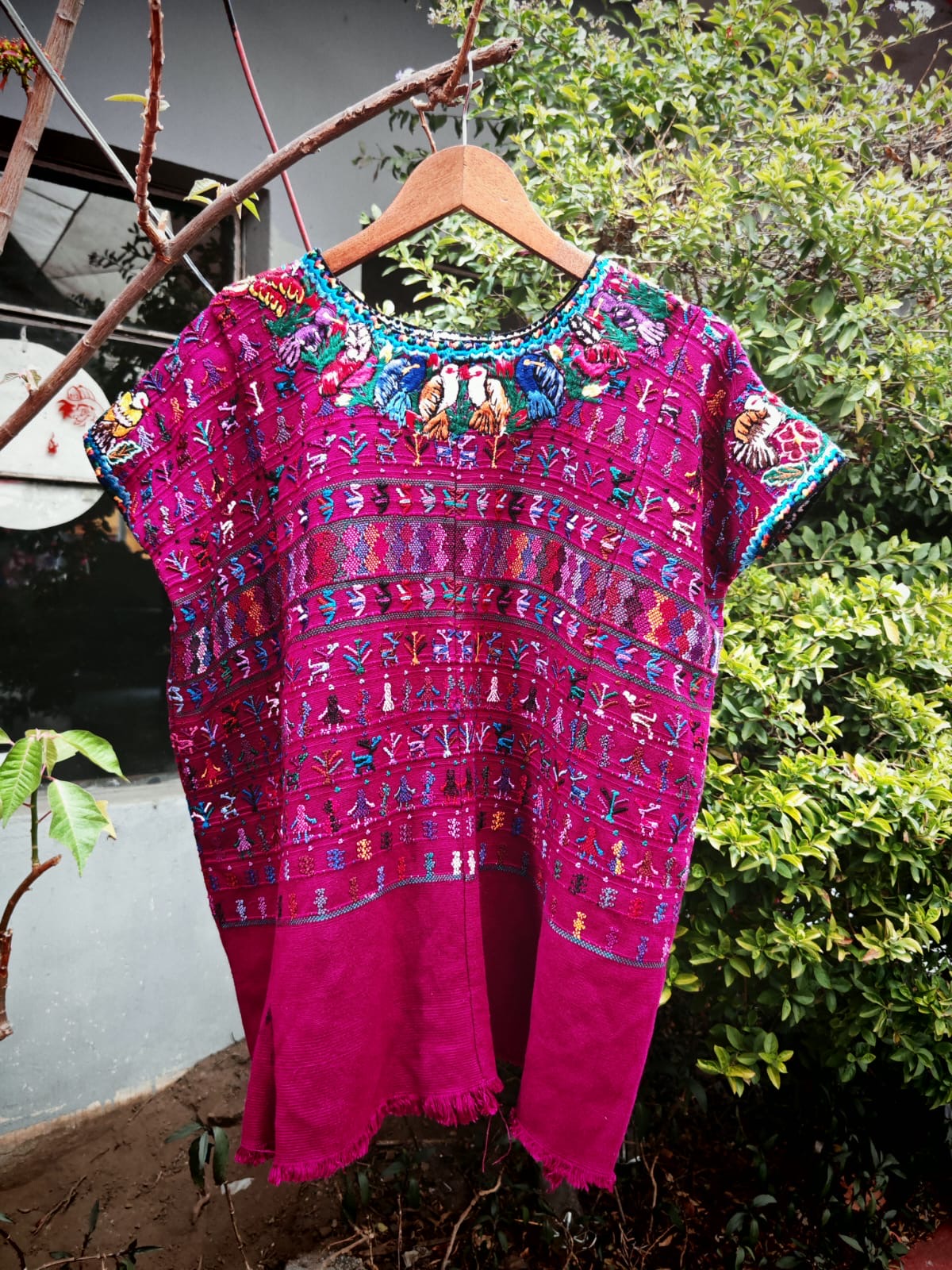 Pink San Lucas huipil (Reserved for Sarah)