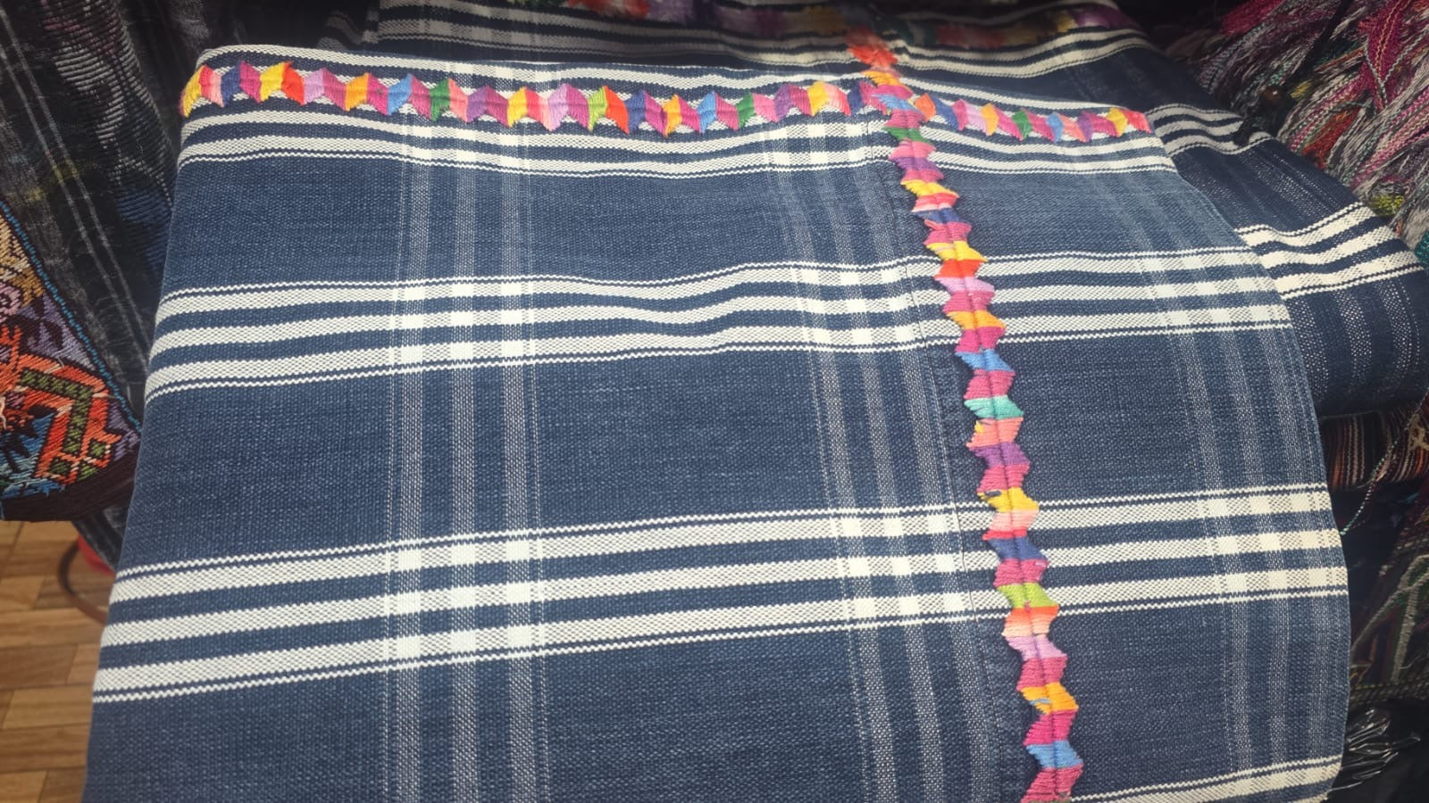 11 blue plaid cortes for Andrea