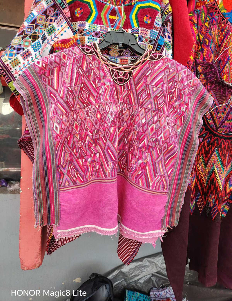 Hot Pink Nebaj Huipil #6-228