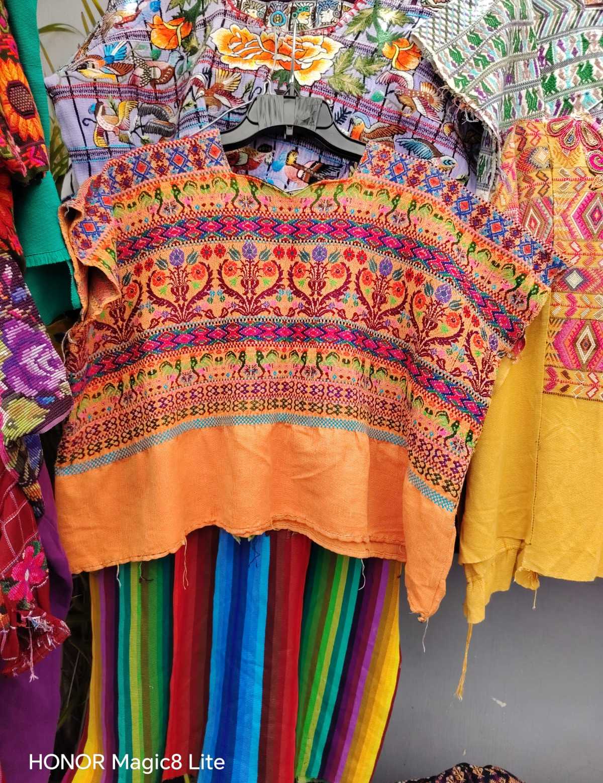 Orange Comalapa huipil #4-40
