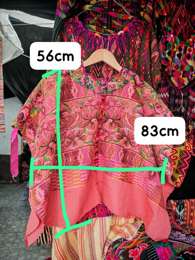 Peach Comalapa huipil for Beverly