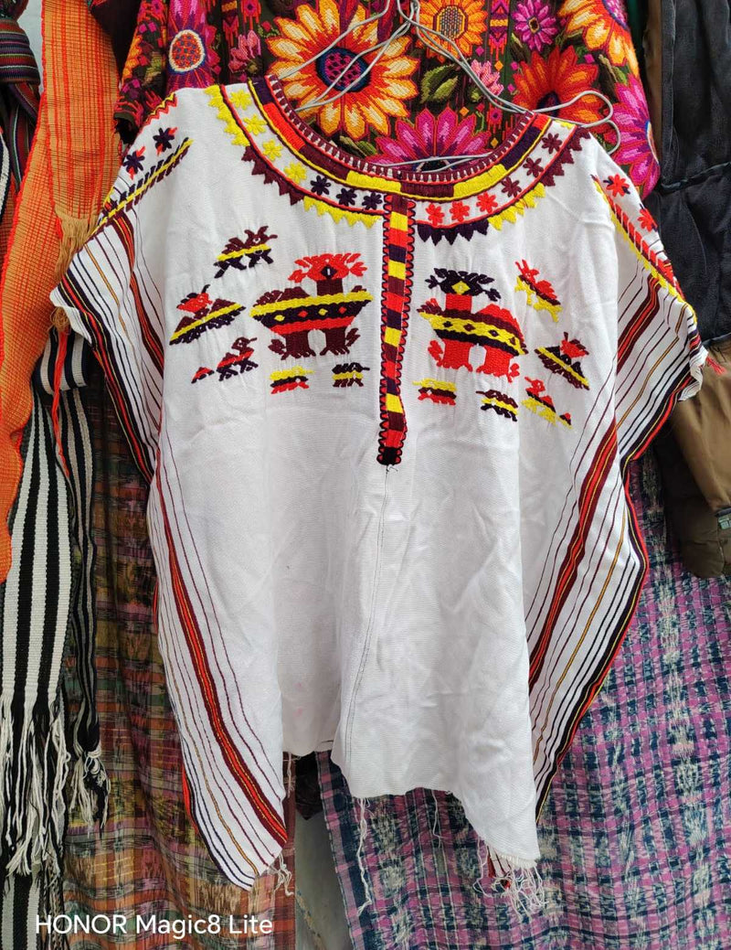 White Chajul huipil #4-174