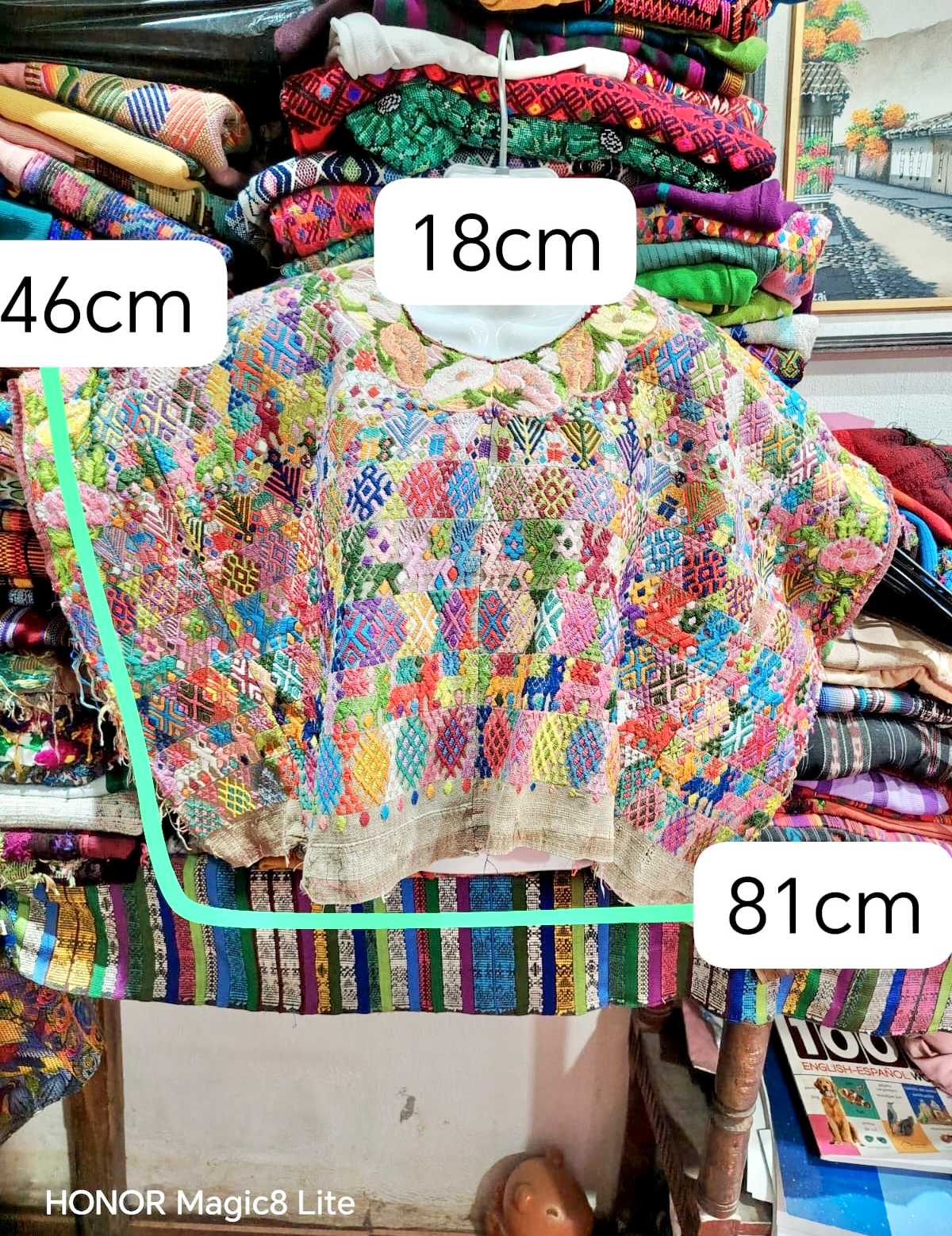 Colourful Coban Huipil #6-370