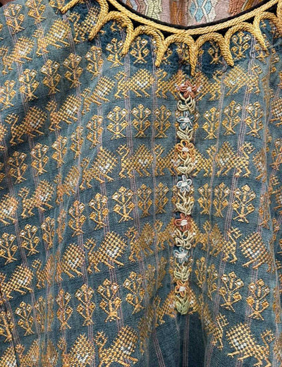 (Reserved for Cheryl) Gold sun rays Nahuala huipil #2-101