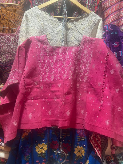 Hot pink Coban huipil (Reserved for Anne)