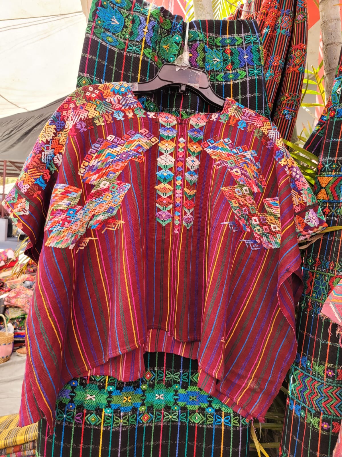 Red Nahuala huipil for Carolyn