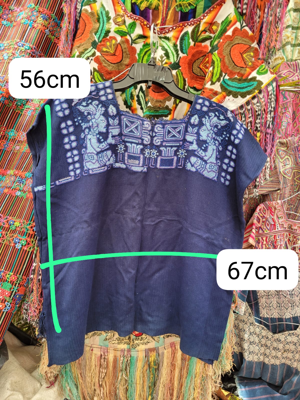 Nahuala huipil with Ceremonial Mayan men (Reserved for Christina)