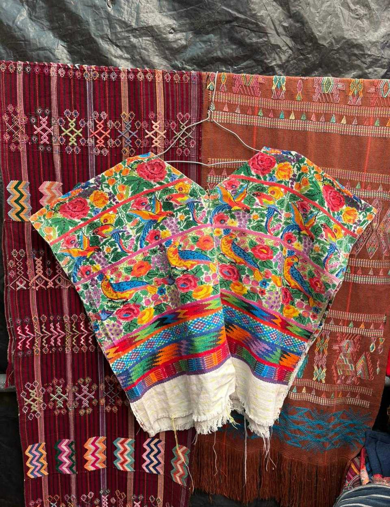 Colourful Aguas Calientas huipil #5-388