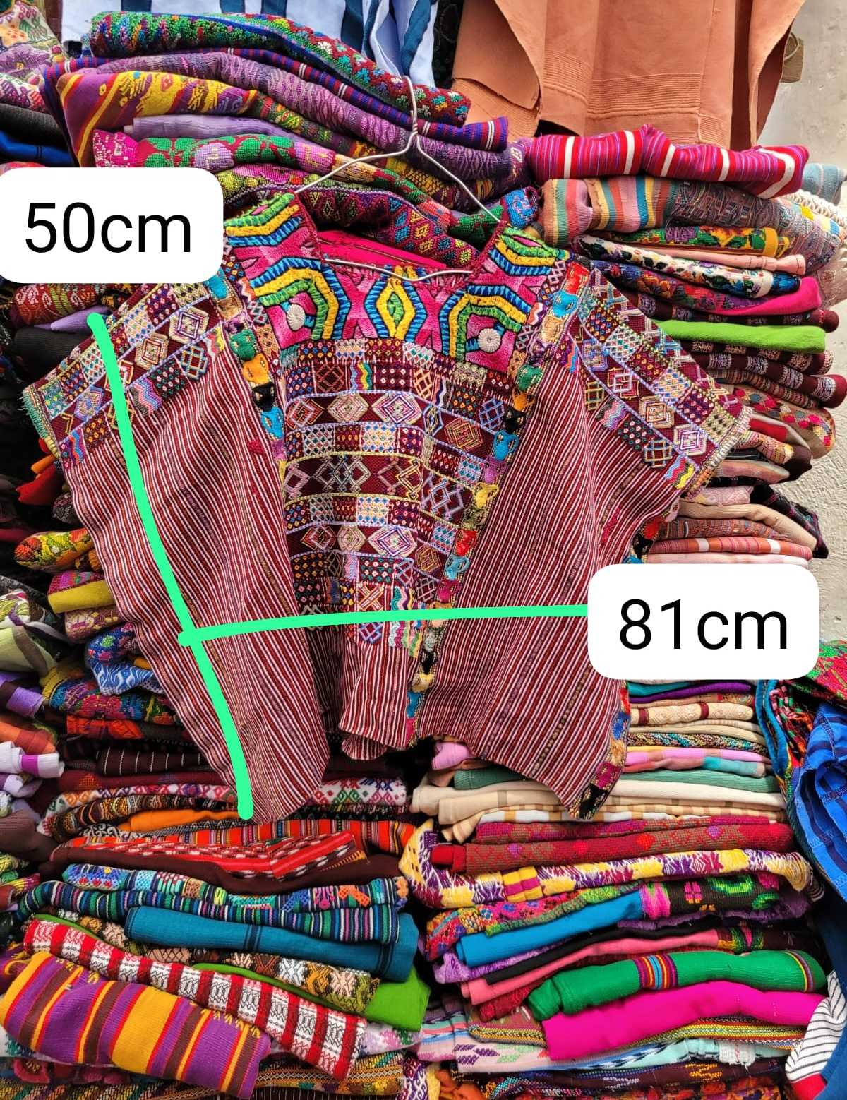 Burgundy Colotenango huipil #3-1