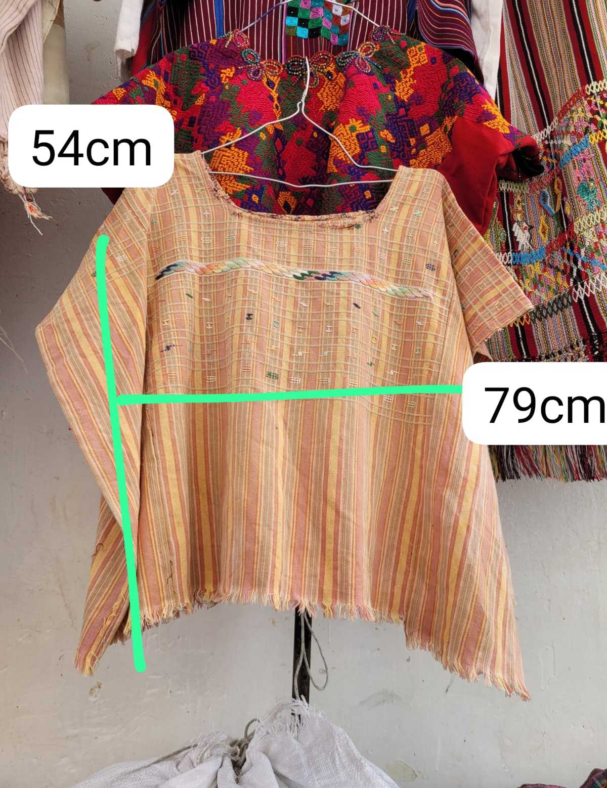 Pale sunset Colotenango huipil #2-110