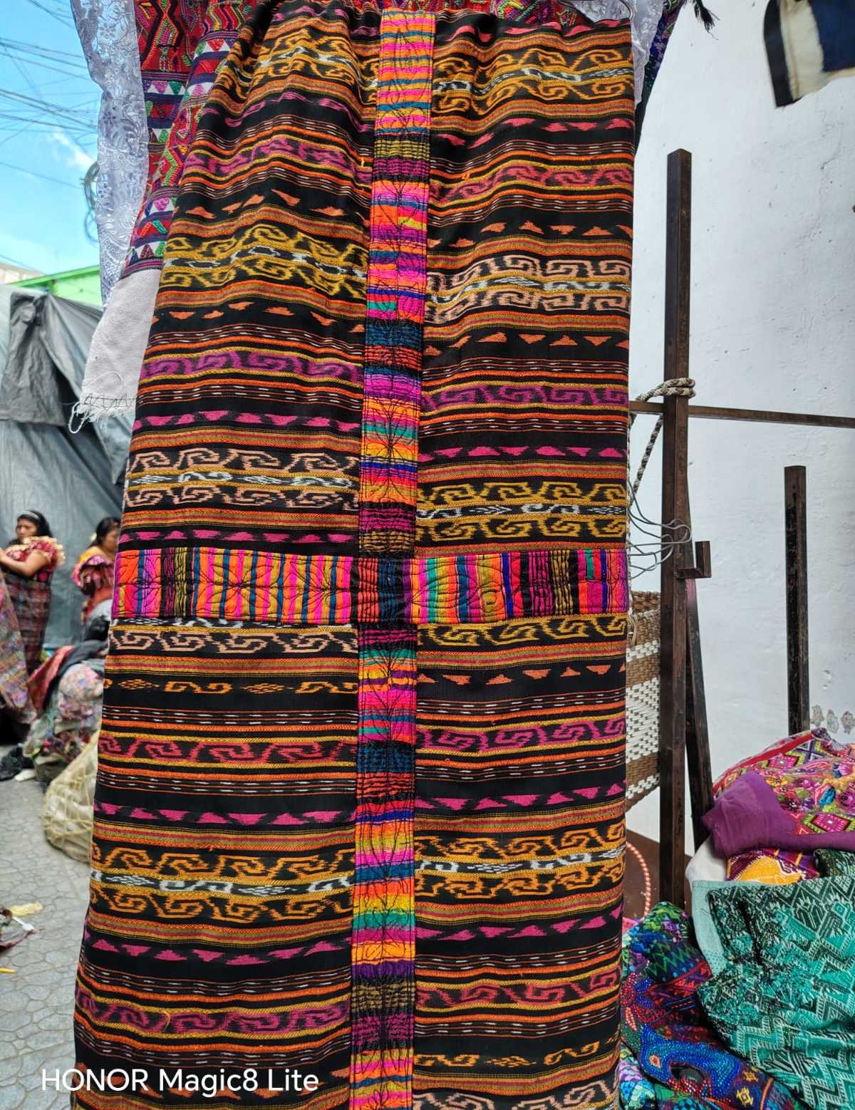 Pink and orange Chichicastenango corte #4-65