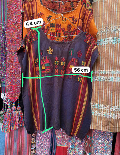 Blue Chajul huipil (reserved for Citlali)