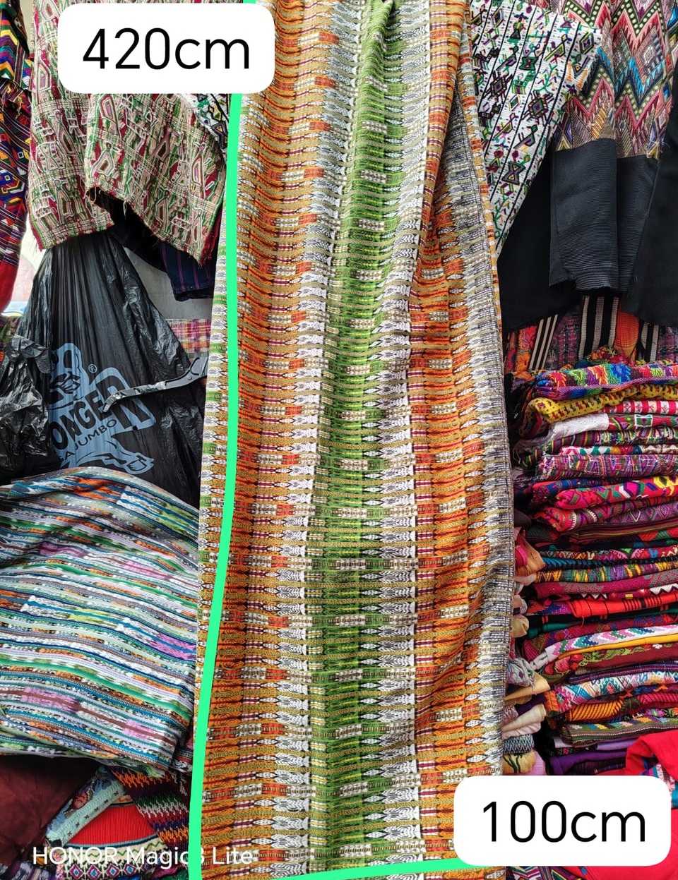 Green and orange Sumayac corte #4-299