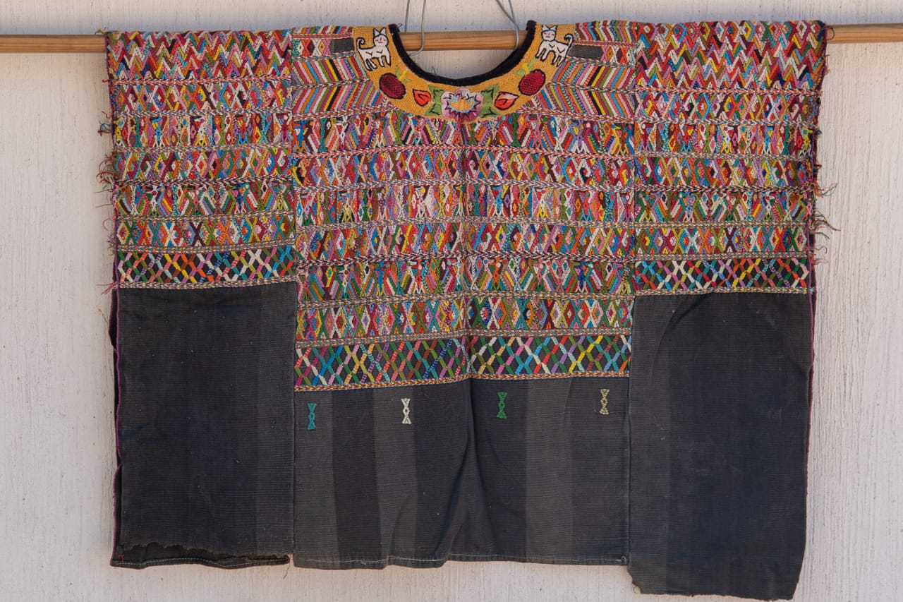 Kitty San Juan Cotzal huipil for Andrea