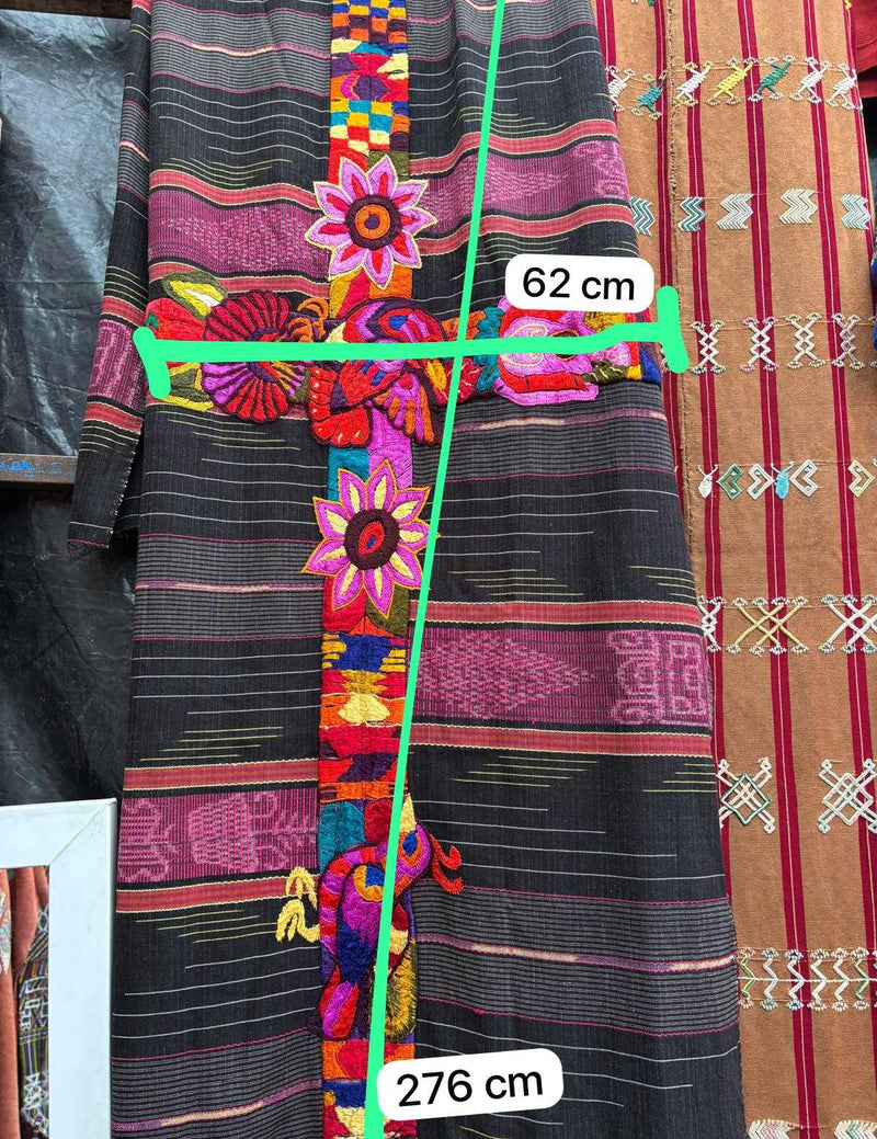 Black and pink Chichicastenango corte #4-222