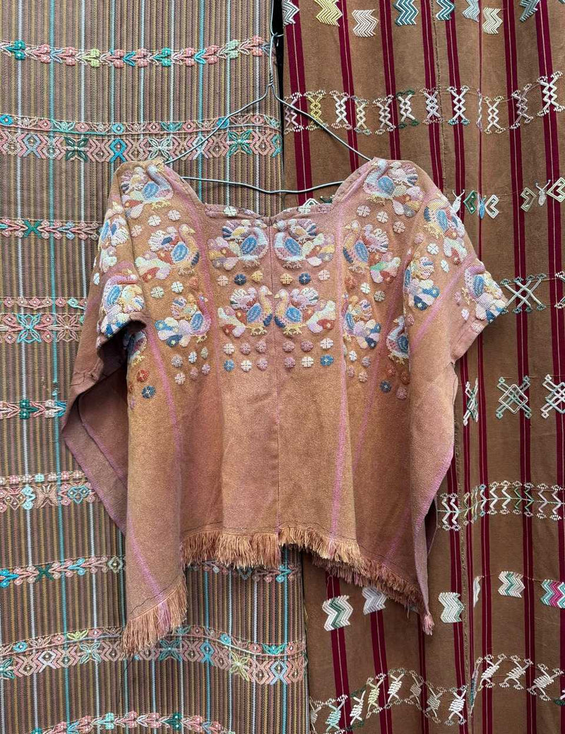 Light brown Chimaltenango huipil #5-155