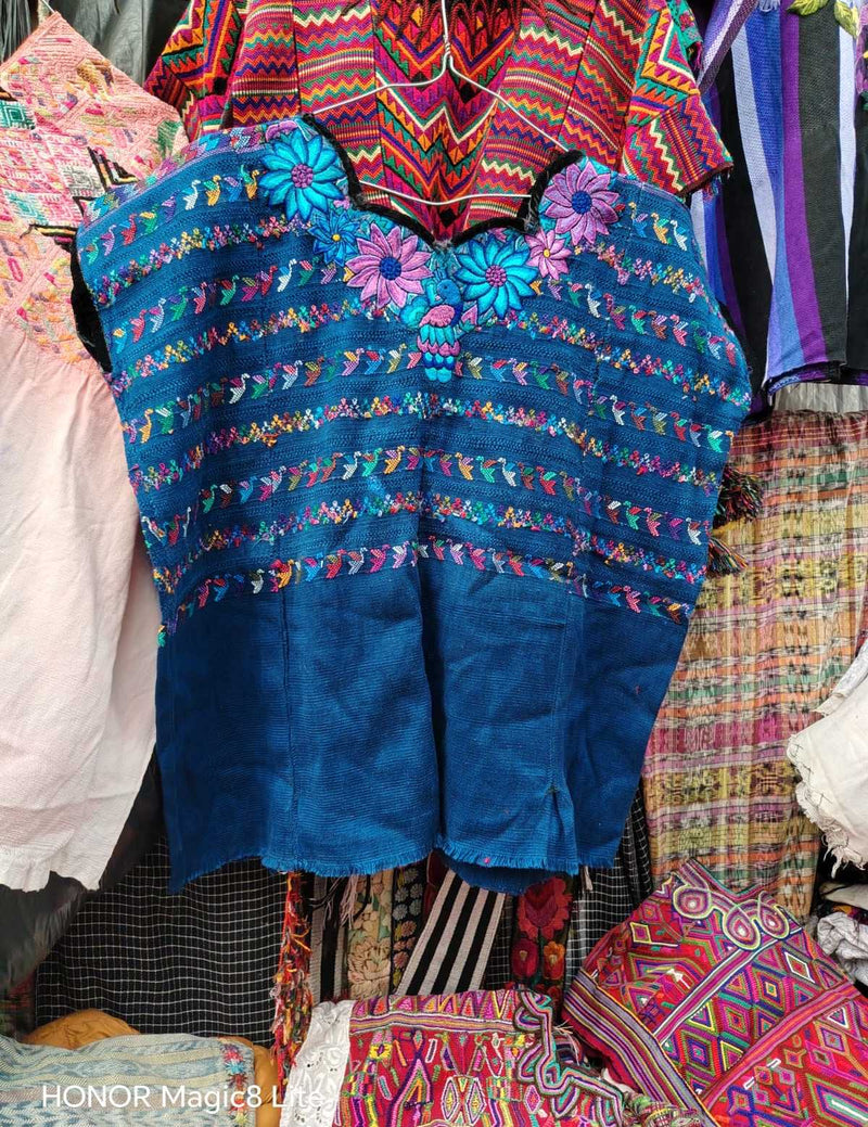 Blue San Lucas huipil #4-67