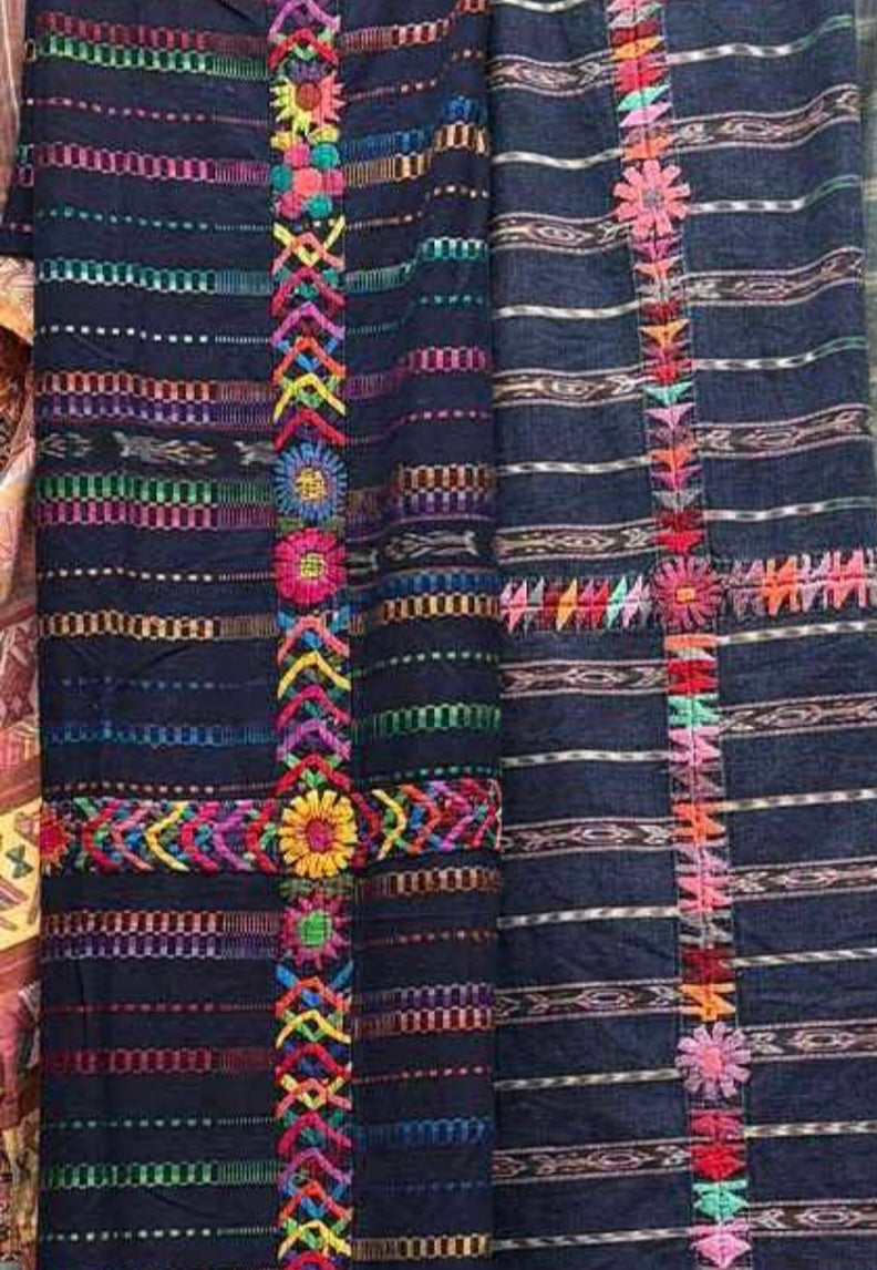 Burgundy Colotenango corte and 2 Indigo cortes (reserved for Anne)