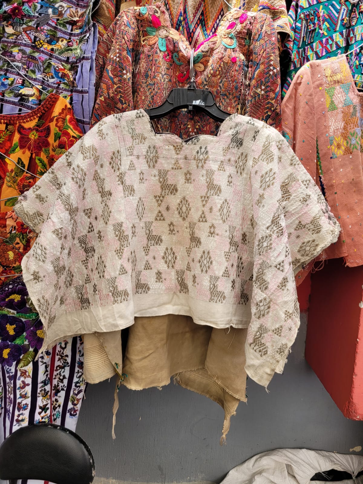 Pale Coban huipil for April