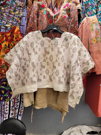 Pale Coban huipil for April