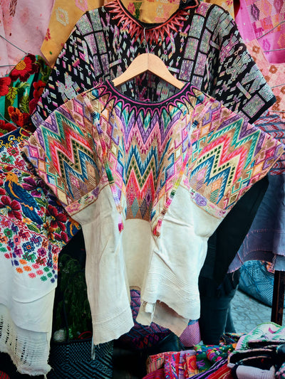 Chevron Chichicastenango huipil (reserved for Monika)