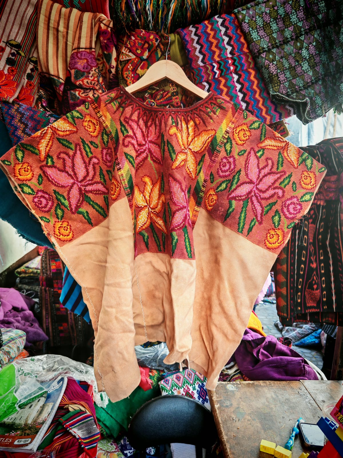 Floral Chichi huipil for Myriam