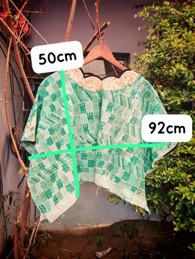 Blue and white Coban huipil (Reserved for April)