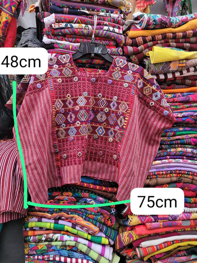 Burgundy Colotenango huipil (Reserved for Jackie)