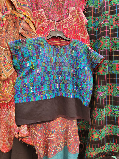 Blue Tactic huipil for Sarah