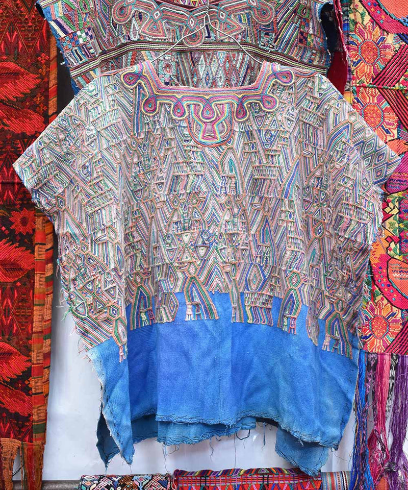 Vintage Guatemalan huipil textile 