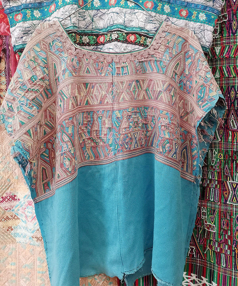 Vintage Guatemalan huipil textile 