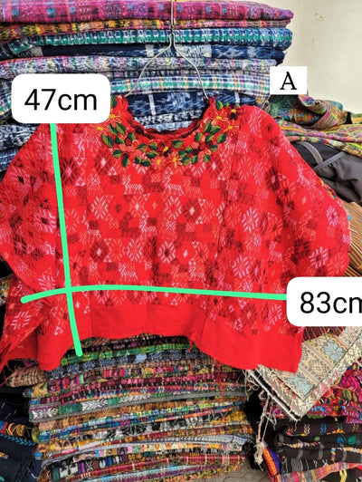 Red Coban huipil (reserved for Myriam)