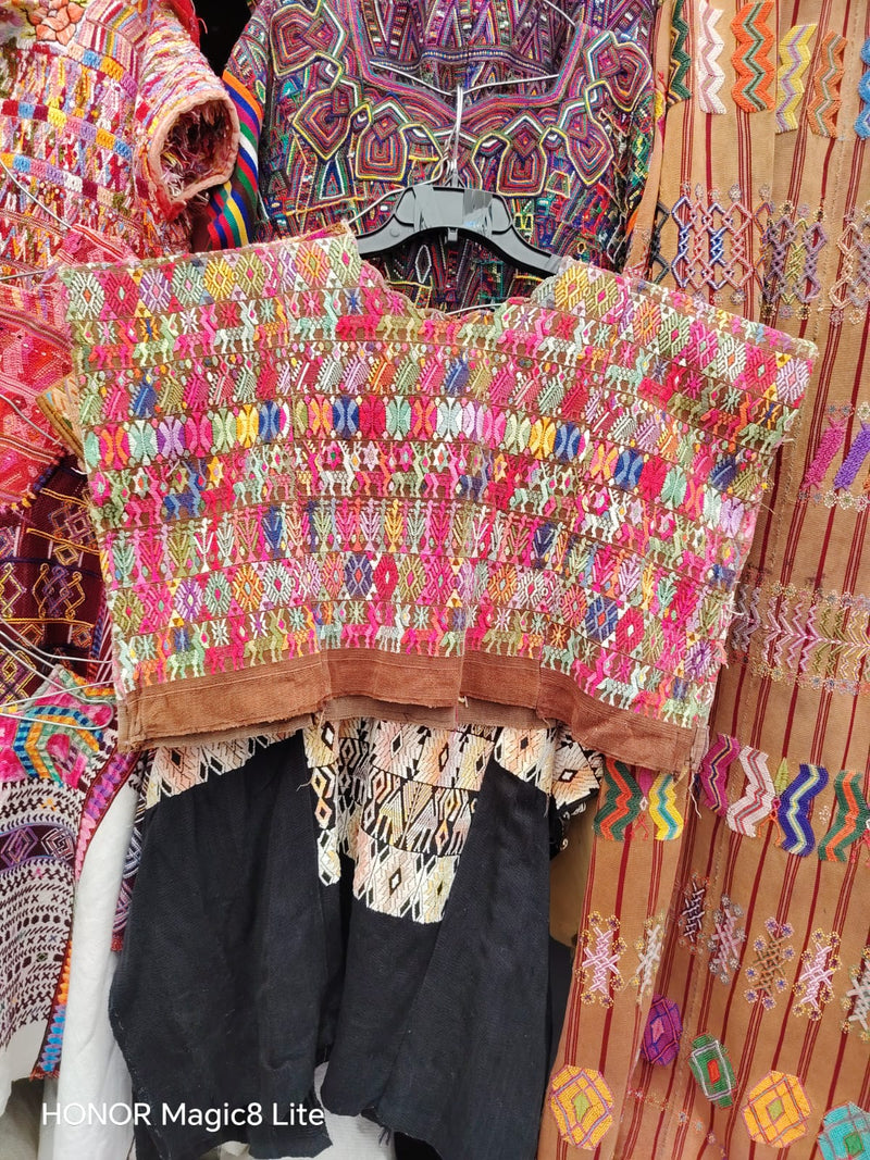 Colourful Coban huipil (Reserved for Sarah)