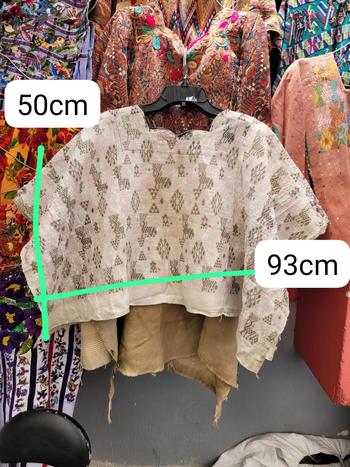 Pale Coban huipil for April