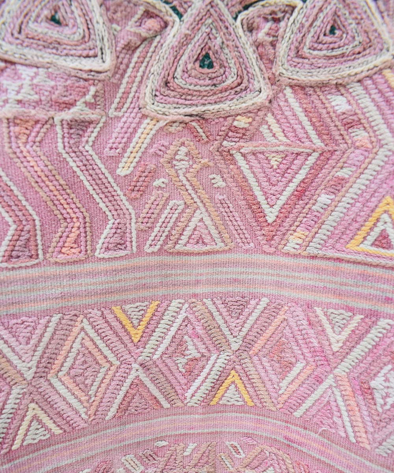 Pale pink Nebaj huipil